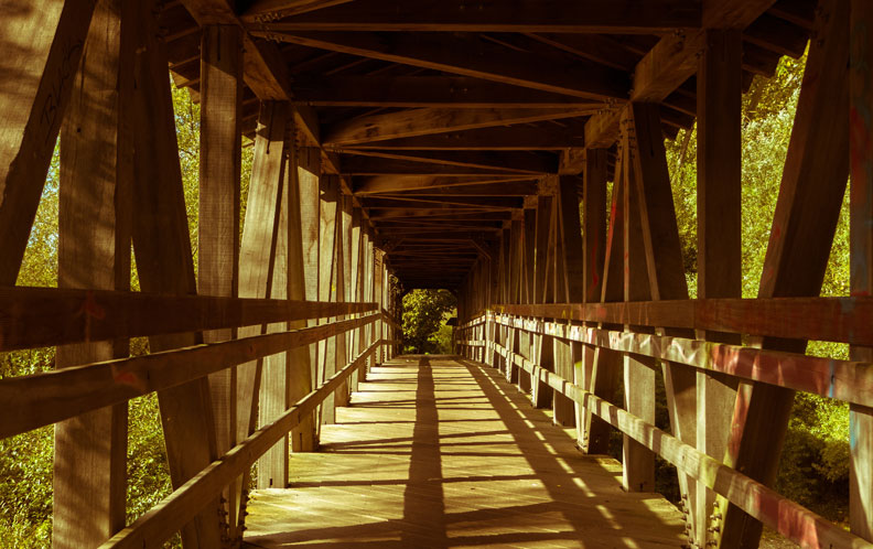 passerelle bois